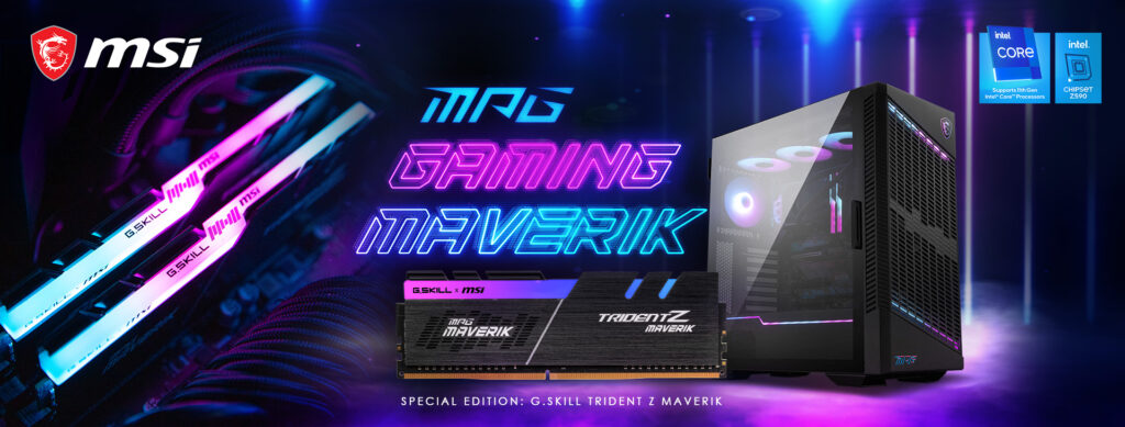 G.SKILL Announces Co-Branded Trident Z Maverik DDR4